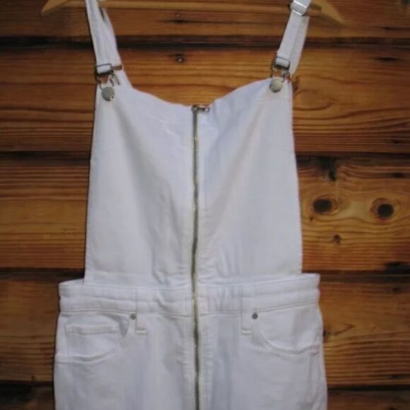 NWOT Hudson White Overalls - Picture 4 of 7